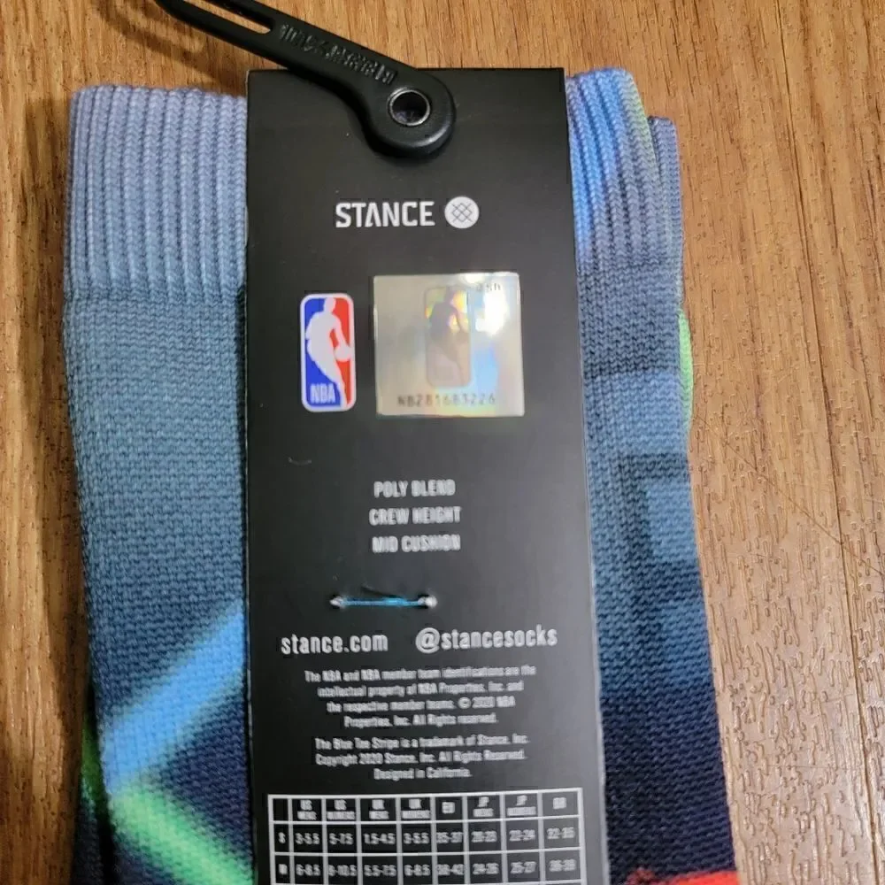 Stance NBA Kawhi Leonard Fast Break Crew Socks Los Angeles Clippers Large L New